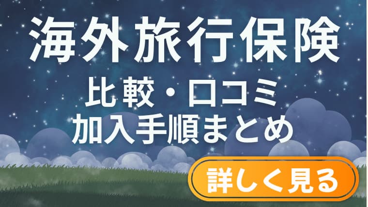 海外旅行保険ガイド|ノマド・長期旅行者向け7社比較&3分診断(AURAS・SafetyWingほか)