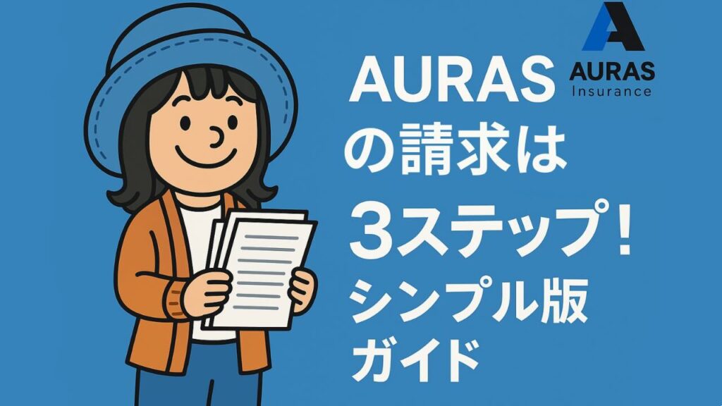 AURAS保険の請求を3ステップでまとめたシンプル版ガイド