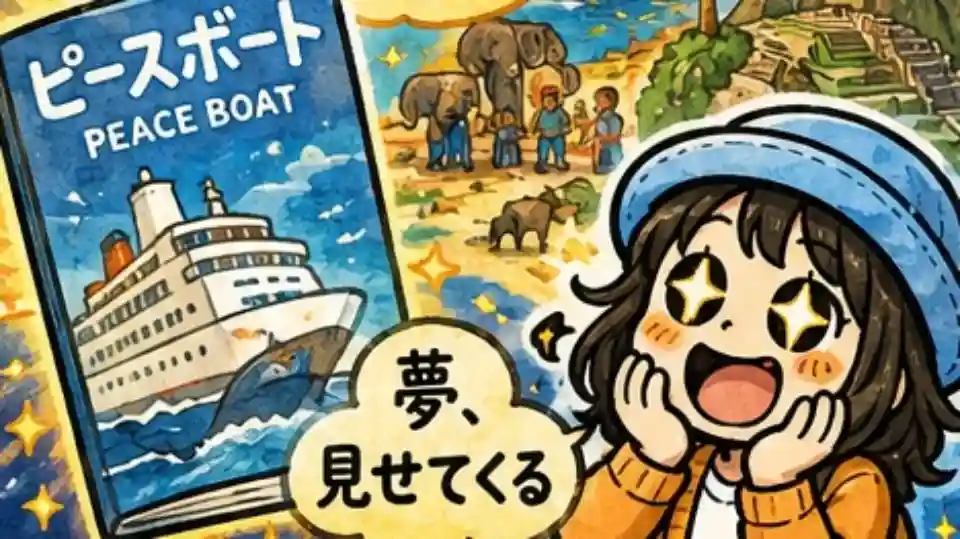 ピースボートの世界一周に夢を見せられるAppyの漫画アイキャッチ