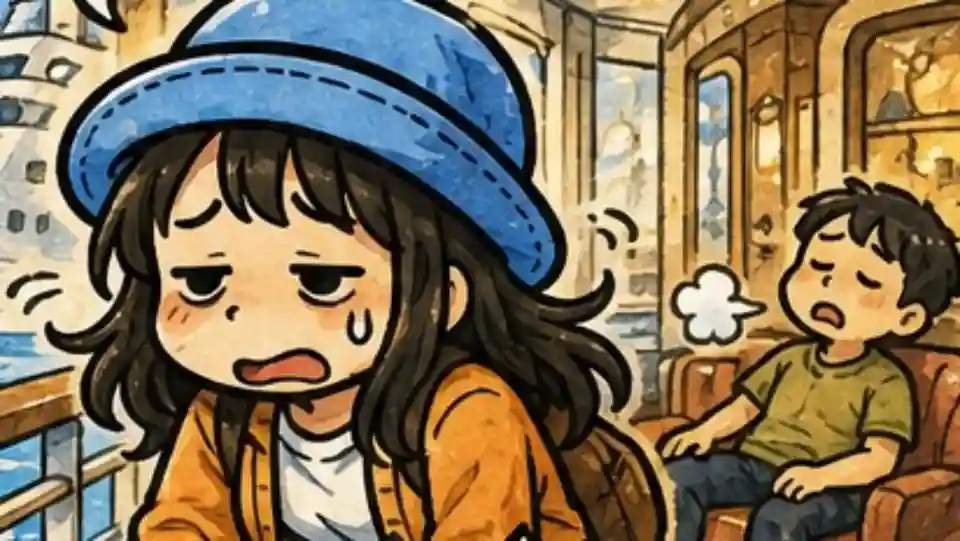 クルーズ旅で体力を買うAppyの漫画アイキャッチ