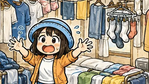 船室いっぱいに干された洗濯物を前に、両手を広げて困るAppyの漫画アイキャッチ。