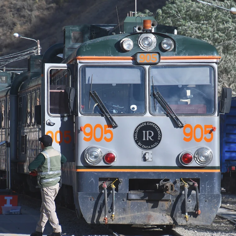 オリャンタイタンボで見かけたインカレイルの車両