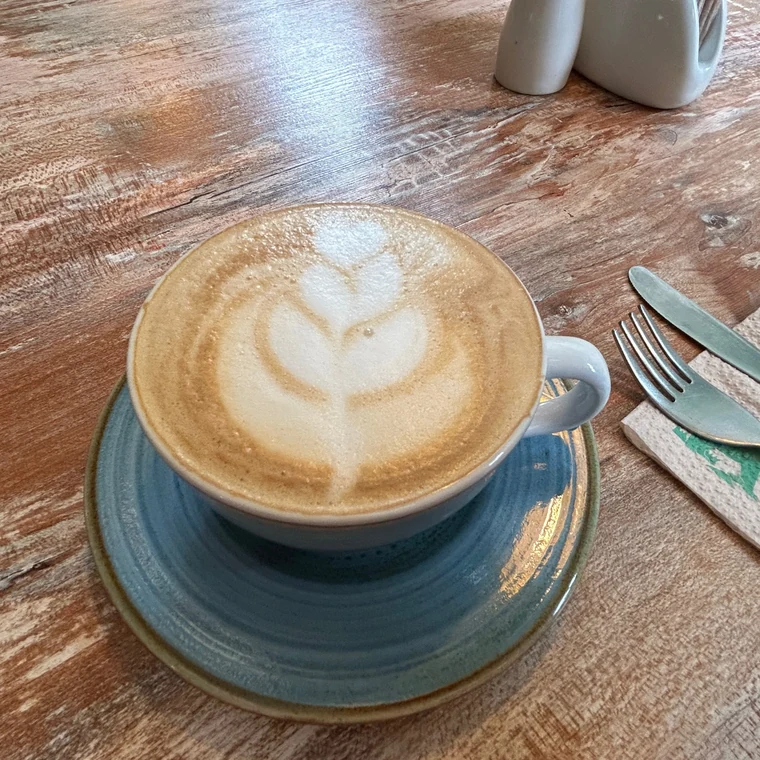 マチュピチュ村のカフェでひと休みしたコーヒー